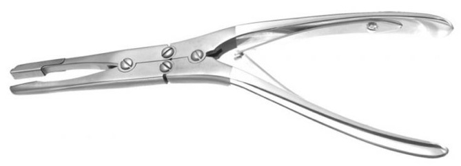 Gorney Septal Morselizer, Tungsten Carbide, Double-Action, 8 1/2" (21.6 Cm), Angled